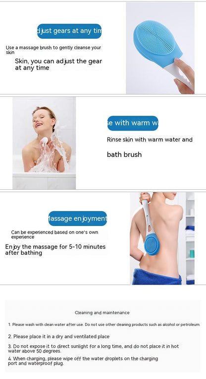 Electric Massage Body Cleansing Device Bath Brush