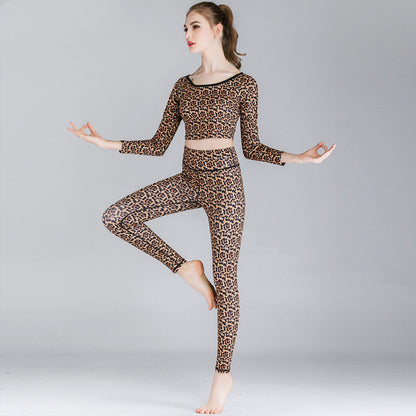 Fashion printed yoga clothes suit women