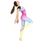 Fashion printed yoga clothes suit women