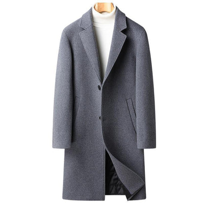 Woolen Coat Men's Business Korean Version