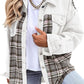 Denim Jacket Long Sleeve Plaid Button Down Shirt