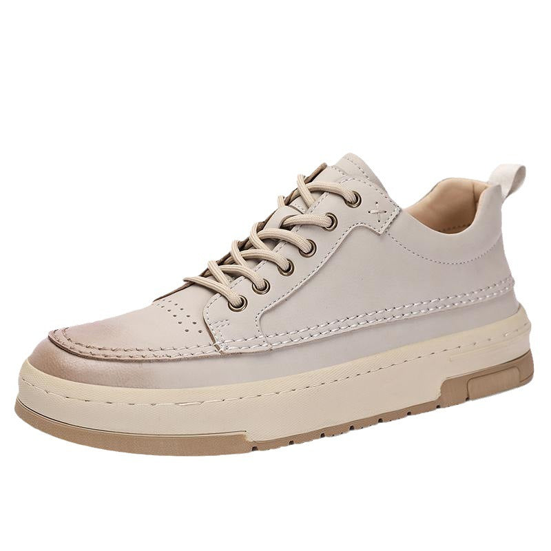 First Layer Cowhide Comfortable Fashion Men's Casual Shoes Sneaker