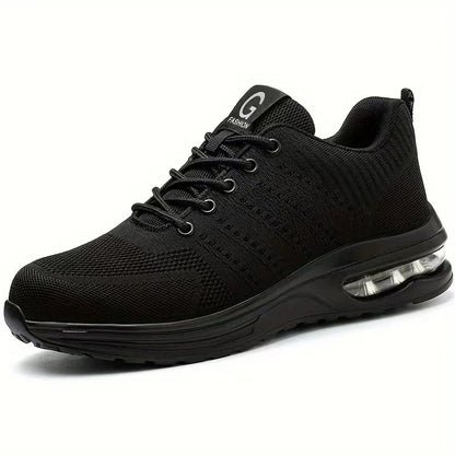 Anti-smashing And Anti-penetration Lightweight Fashion Sports Mesh Safety Shoes