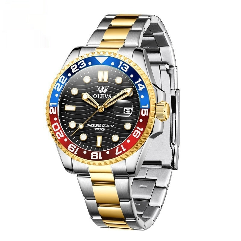 Steel Belt Business Men's Casual Quartz Watch