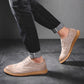 Business Formal Wear Genuine Leather Low Top Retro Lace Up Breathable Men's Shoes