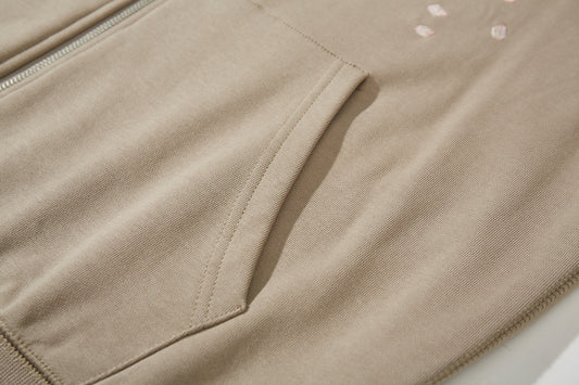 Men's Fashion Casual Embroidered Hooded Sweatshirt