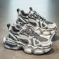 Personalized Brush Color Mesh Casual Height Increasing Men's Sneaker