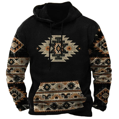 Viking Myth Digital Printing Men's Street Trend Hoodie