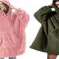 Hoodie Sweatshirt With Big Pocket Tops Sweater Comfortable Loose Double-Sided Fleece Thicker Wearable Blanket