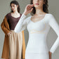Women's Chest Cushion Wool Lining Thickened Underlay Shirt