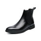 Autumn And Winter Fleece-lined Men's Plus Size Fashion Short Boots