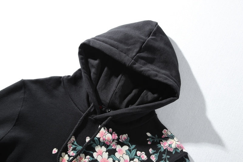 Embroidered Phoenix Hoodie Sweatshirt