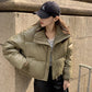 Short PU Leather Winter Coat Small Cotton Coat Cotton Jacket