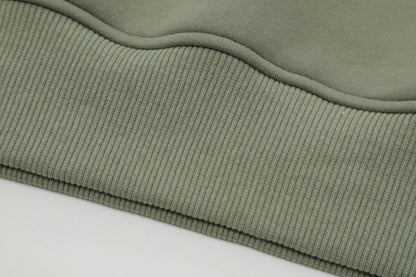 Men's Fleece Embroidered Hooded Pullover Sweatshirt