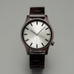 Wood Quartz Pointer Watch Men