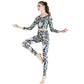 Fashion printed yoga clothes suit women