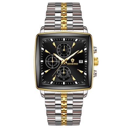 Men's Multi-functional Timing Luminous Waterproof Quartz Watch