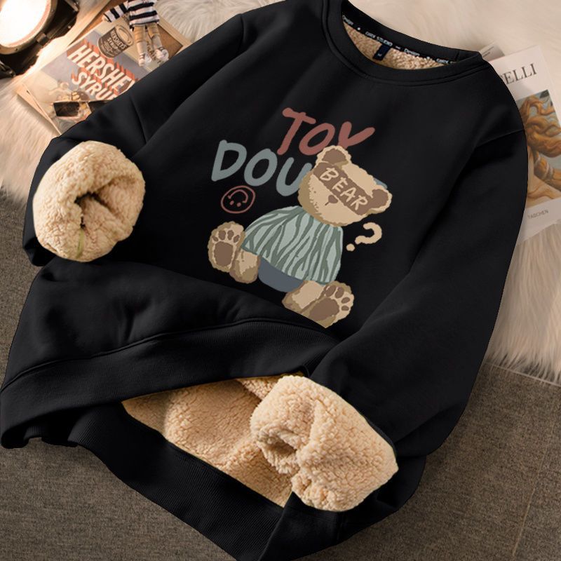 Fashion Thickened Printed Sweater For Women