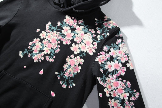 Embroidered Phoenix Hoodie Sweatshirt