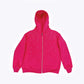 Women's Solid Color Casual Hooded Zipper Rhinestone Jacket