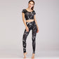 Fashion printed yoga clothes suit women