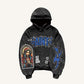 Men's Pullover Hooded Printed Sweater
