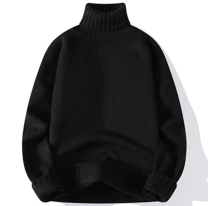 Turtleneck Sweater Men's Fashion Korean Slim Fit