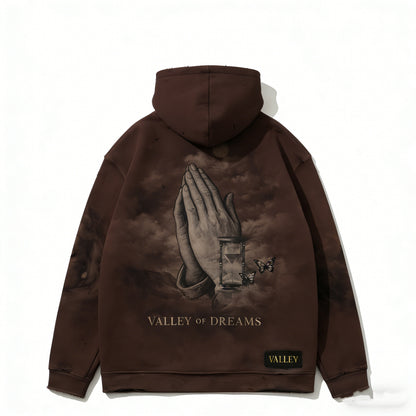 Printed Long-Sleeve Hoodie Casual Mens Sweatshirt