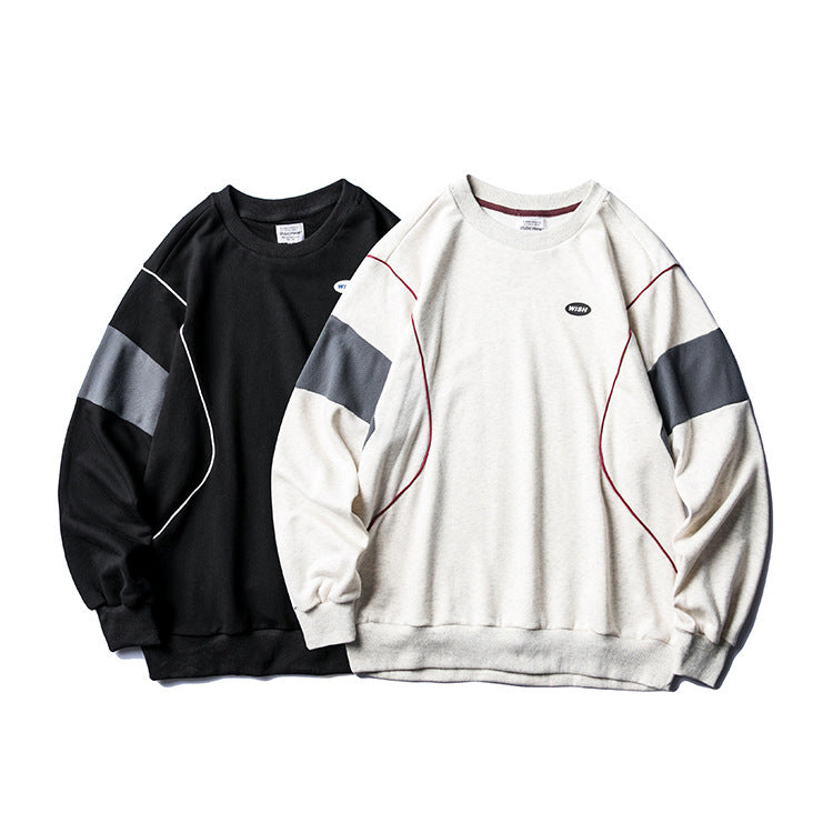 Crew Neck Embroidered Sweatshirt