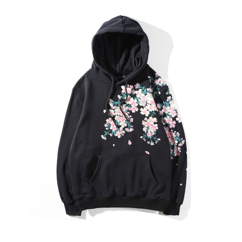 Embroidered Phoenix Hoodie Sweatshirt