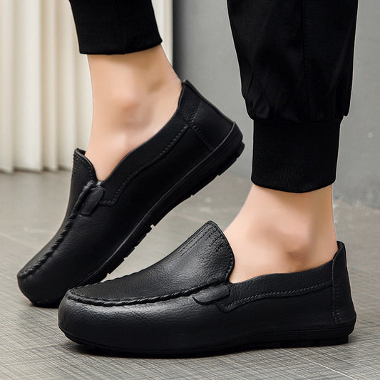 Thick Bottom Wear-resistant Height Increasing Work Chef Men's Outdoor Wear New Antiskid Shoes