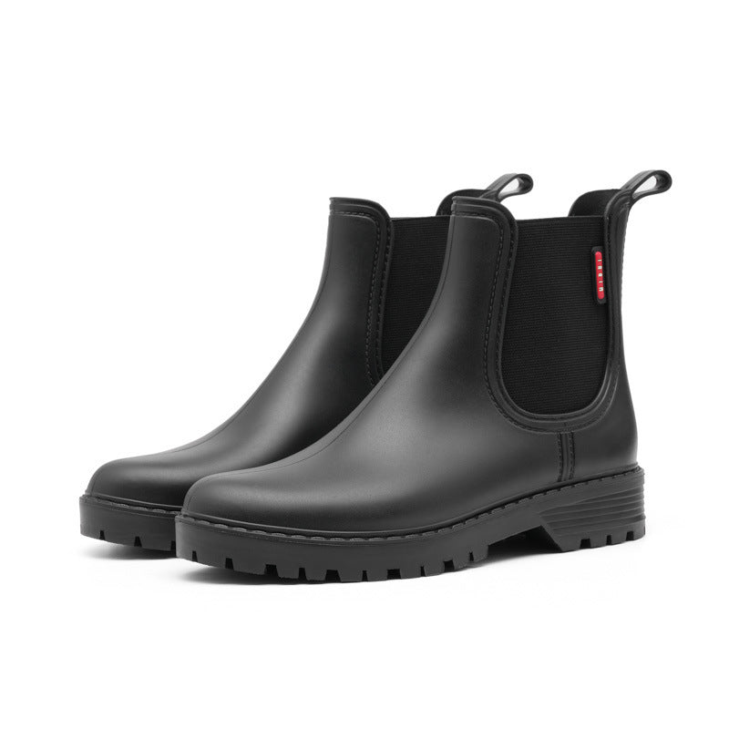 Ladies' Short Chelsea Lightweight Non-slip Low-top Rain Boots