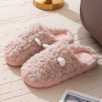 Non-slip Thickening Thermal Home Cotton Slippers
