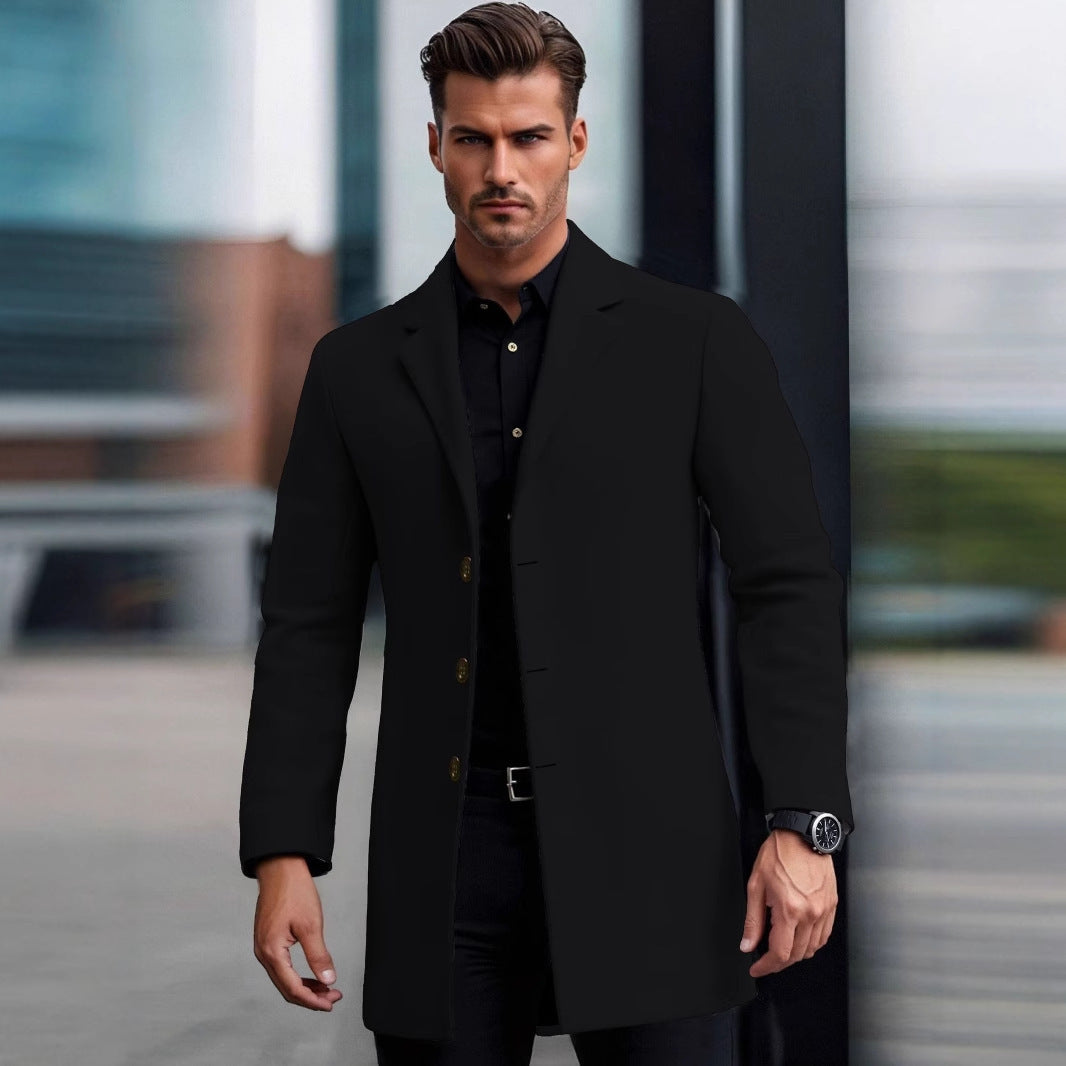 Lapel European And American Lapel Slim Coat