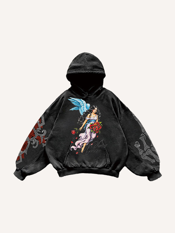 Fashion Casual Printed Polyester Sweater