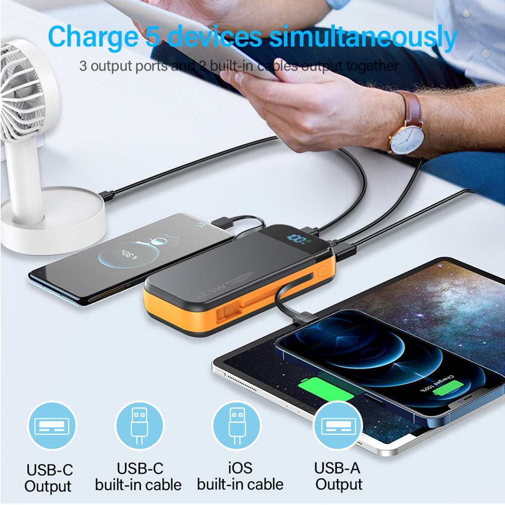 Comes With A 2-wire Digital Display Super Fast Charging Power Bank