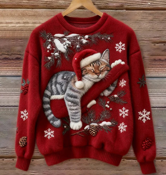 Christmas Retro Green Unisex Sweater