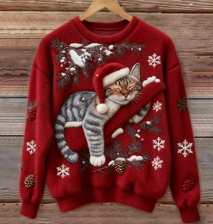 Christmas Retro Green Unisex Sweater