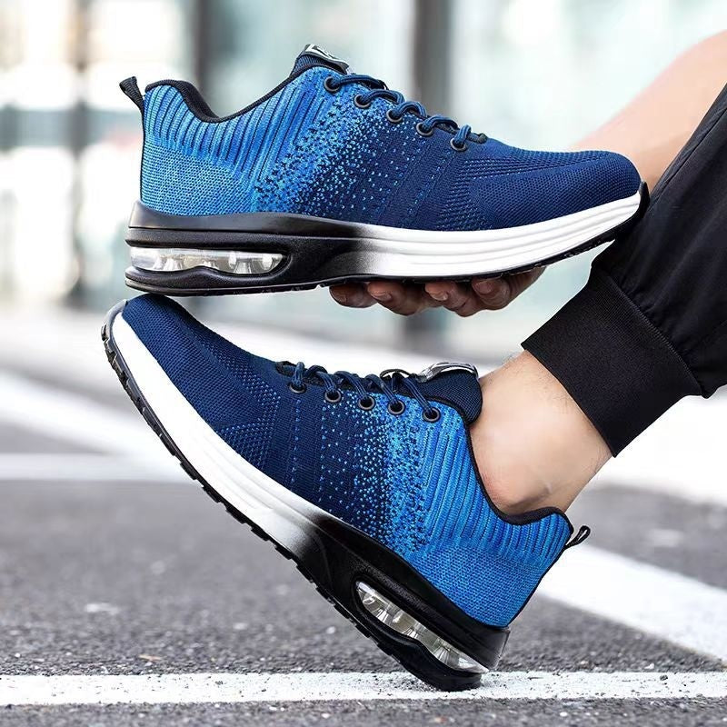 Anti-smashing And Anti-penetration Lightweight Fashion Sports Mesh Safety Shoes