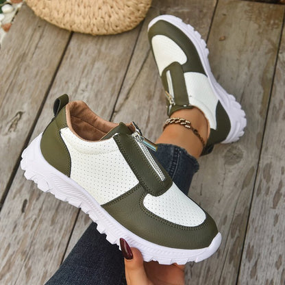 Women's Color Matching Casual Shoes Outdoor Sneakers