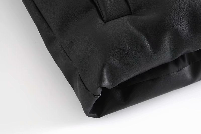 Casual Leather Cotton Vest Jacket