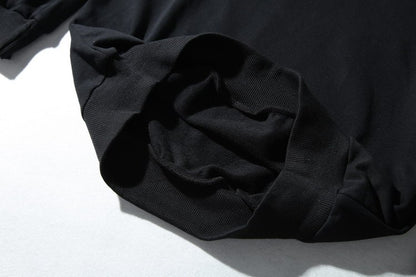 Embroidered Top Men's Casual Ethnic Style Pullover Round Neck Cotton Plus Velvet Sweatshirt