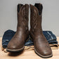 Retro Autumn And Winter Western Cowboy Worker Boot