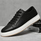 Men's Business Genuine Leather Lace-up Soft Bottom Platform Sneakers