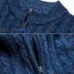 Men's Cashmere Sweater Zipper Collar Warm Sweater Thickened