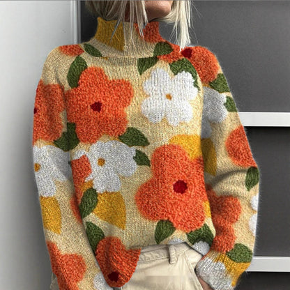 New Christmas Abstract Printing Casual Cloak Coat Cardigan