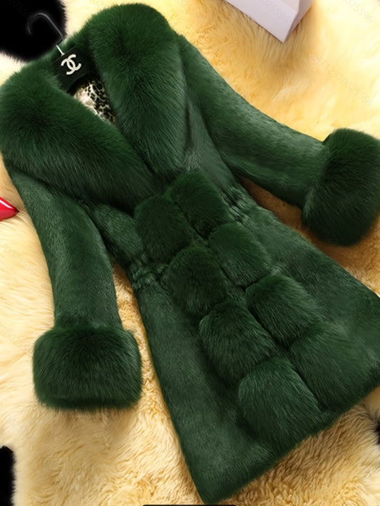 New Women's Long-Sleeved Fleece Coat