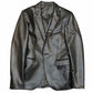 New Polo Collar Solid Color Leather Jacket Korean Slim PU Leather Jacket Jacket Men