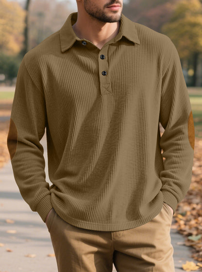 Men's Corduroy Loose Casual Long-sleeved Sweatshirt