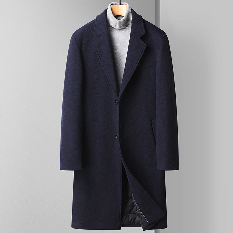 Woolen Coat Men's Business Korean Version